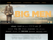 Tablet Screenshot of bigmenthemovie.com